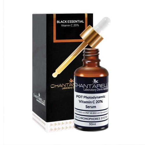 PDT BLACK ESSENTIAL Serum Witamina C 20% Chantarelle 30ml