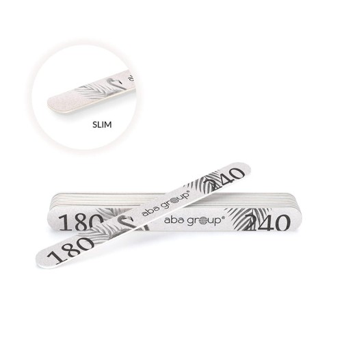 Pilnik do paznokci PROSTY 180/240 SLIM - FLAMING - 25 szt.