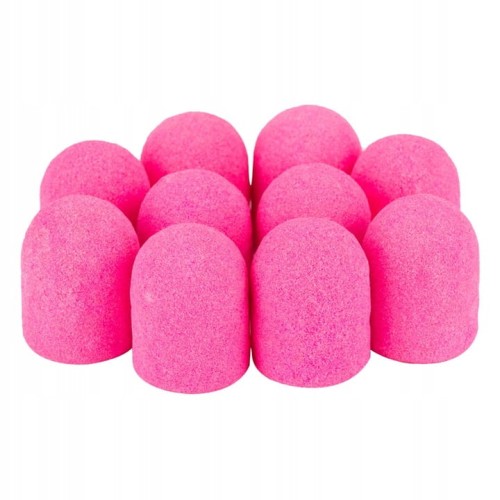 Kapturki ścierne do pedicure 13mm/ #120  10szt średnioziar. kapki