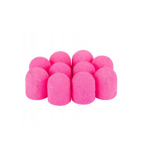 Kapturki ścierne do pedicure 10mm / #120 średnioziar.kapki 10szt