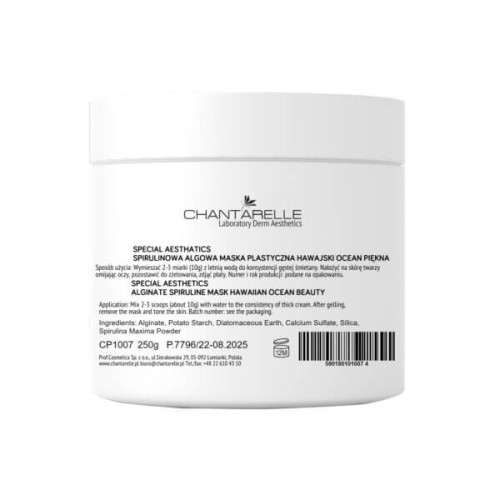 SPECIAL AESTHETICS Algowa maska plastyczna Spirulina 250g Chantarelle