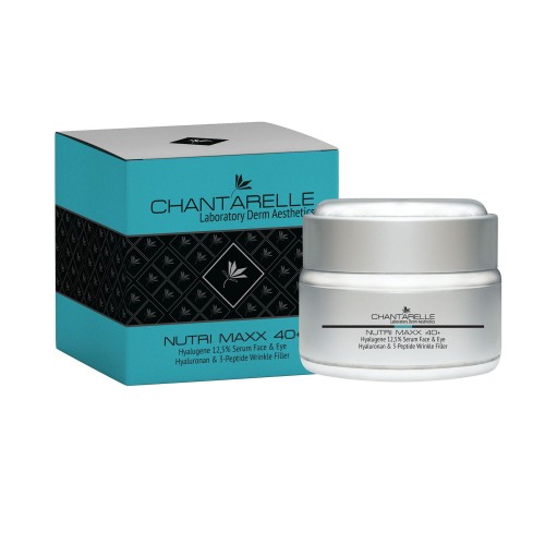 NUTRI MAXX Odmładzające serum nawilżające 30ml HYALUGENE 12,5% Chantarelle