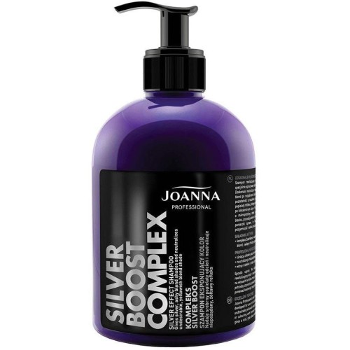 Joanna Szampon Neutralizujący Żółte Odcienie Siver Boost Complex 500g