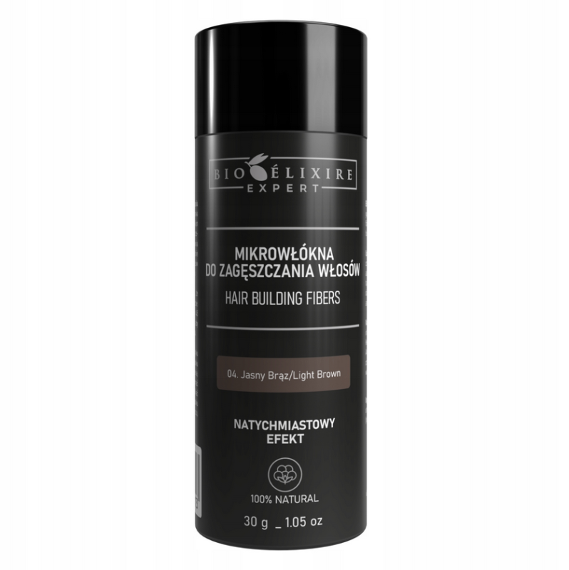 BIOELIXIRE Mikrowłókna do zagęszczania włosów Jasny brąz_Light Brown 30g.png