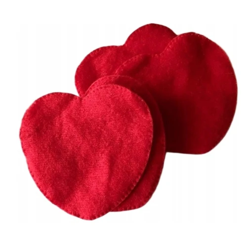 Płatki bawełniane kosmetyczne SERCA 50 szt. czerwone