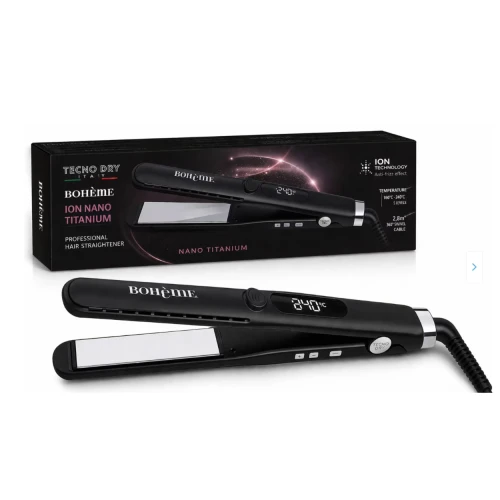  Prostownica Techno Dry BOHEME Nano Titanium Jonizacja 240°C LED