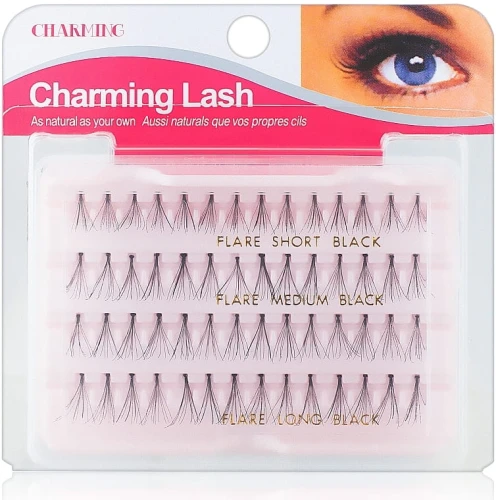 Charming Lashes Kępki rzęs Flare Black 56 szt