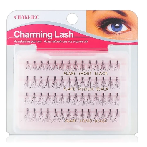 Charming Lashes Kępki rzęs MIX Flare Black 56 szt