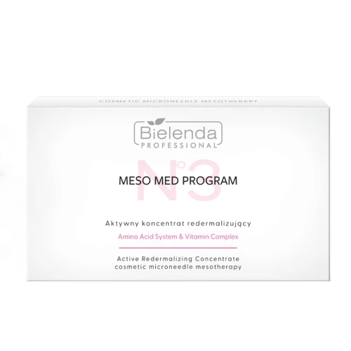 Bielenda MESO MED Aktywny koncentrat z Aminokwasami i Witaminami 10x3ml