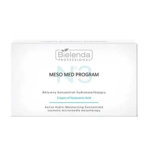 Bielenda Aktywny koncentrat hydronawilżający-5 form kwasu hialur. 10x3ml