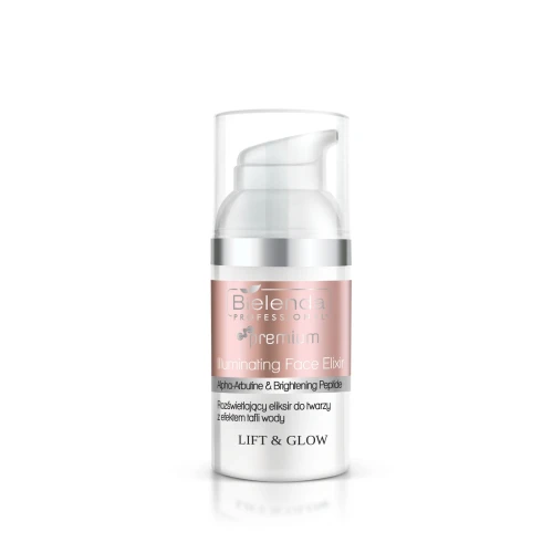 Bielenda Lift & Go Rozświetlający Eliksir do twarzy z efektem tafli wody 30ml