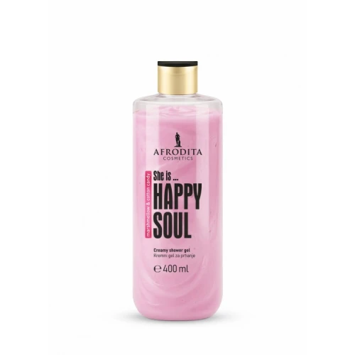 Afrodita Kremowy Żel pod prysznic HAPPY SOUL 400ml