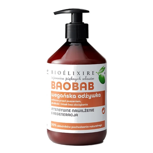 Bioelixire Essential – Wegańska Odżywka z Baobabem 500 ml