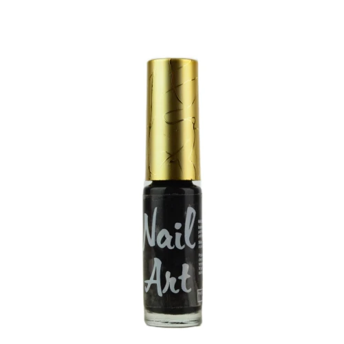 Nail Art farbka do zdobień czarna 