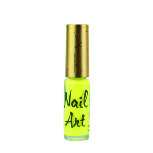 Nail Art farbka do zdobień żółta neon 