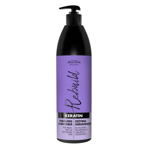 Joanna Odżywka Odbudowująca z Keratyną do Włosów KERATIN 1000ml