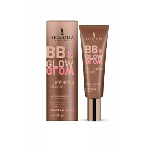 Afrodita krem koloryzujący rozświetlający BB & GLOW 30 ml – 