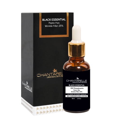 PDT BLACK ESSENTIAL peptydowo-hialuronowy wypełniacz zmarszczek 30ml Chantarelle