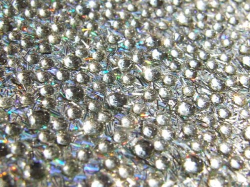 Cyrkonie Normal Glitter HR Silver 6cm x 10cm 3mm
