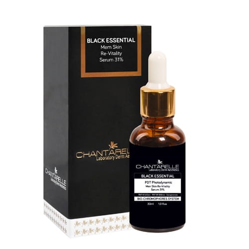 PDT BLACK ESSENTIAL nawilżenie i regeneracja skóry mężczyzn 30ml Chantarelle