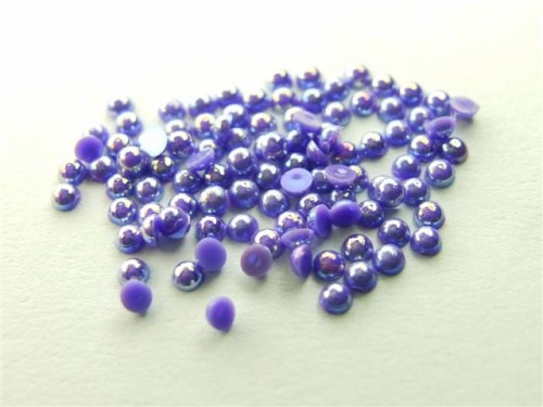 Perełki półokragłe fioletowe 180