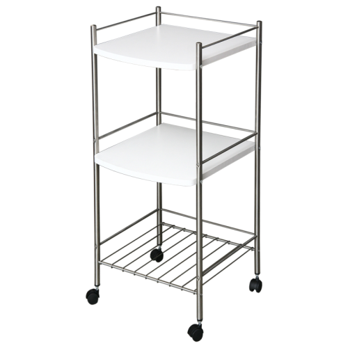 Stolik Opal na kółkach- 2 półki / 1 grill Nr kat. 15167_2p