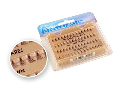 Rzęsy kępki Ardell -  krótkie czarne kępki rzęs